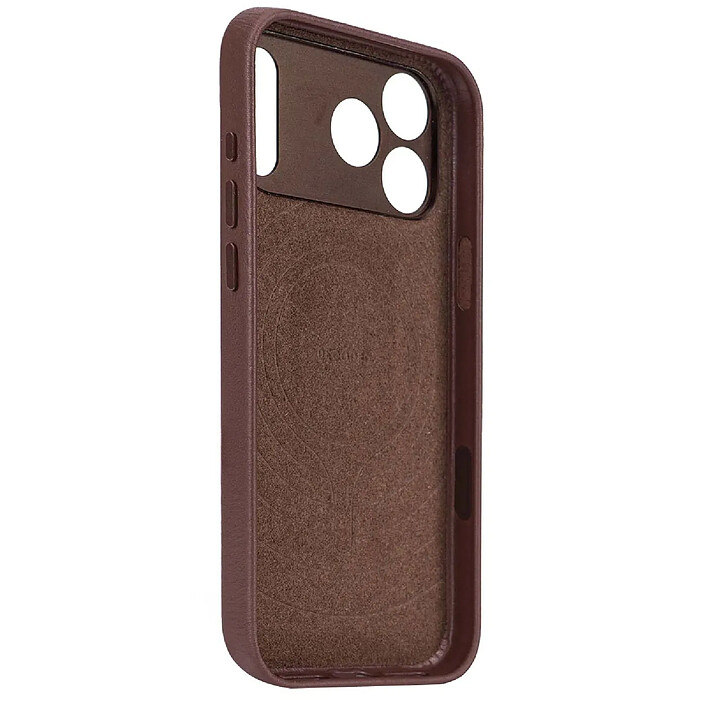 Avis Decoded Coque pour iPhone 17 Pro MagSafe en Cuir Antichocs Marron