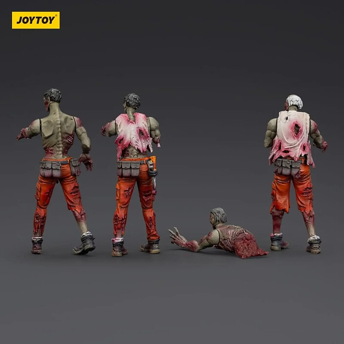 Acheter Zombie - Pack 4 figurines Dark Source Mechanic Team 8 cm