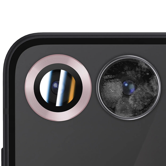 Acheter Enkay Protection d'Objectif Caméra pour Galaxy Z Flip 7 Double lentille Rose