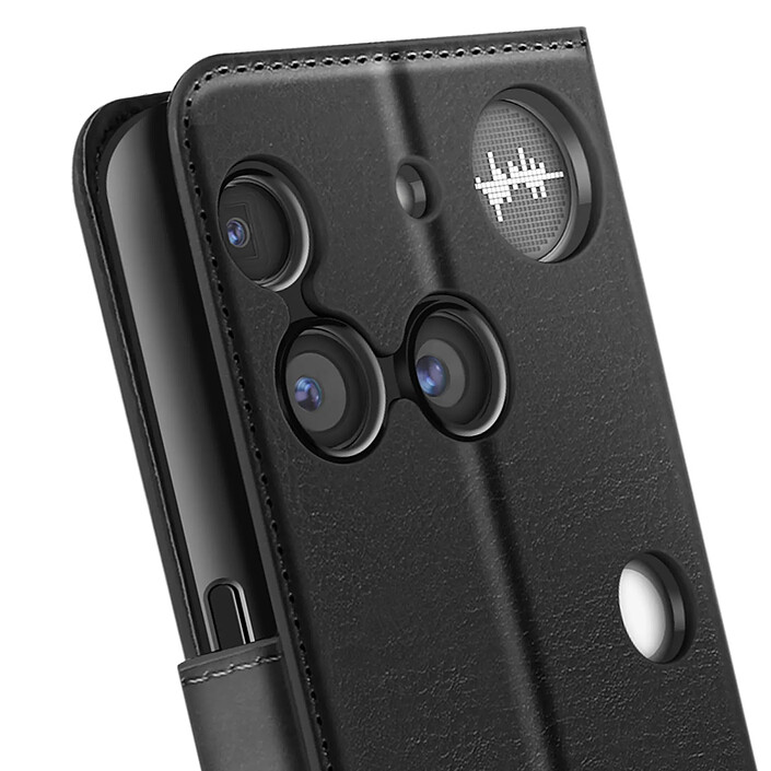 Acheter Mayaxess Étui Portefeuille pour Nothing Phone 3 avec Dragonne et Fonction Support Noir