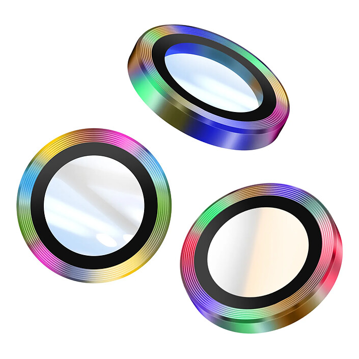 Enkay Protection d'Objectif Caméra pour Galaxy Z Fold 7 Triple lentille Multicolore pas cher