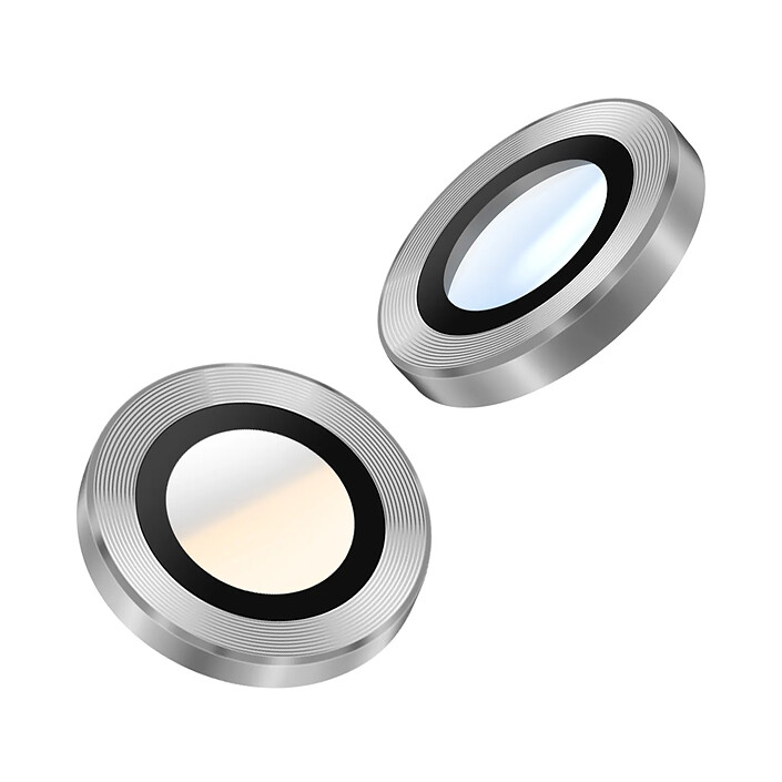 Enkay Protection d'Objectif Caméra pour Galaxy Z Flip 7 Double lentille Argent pas cher