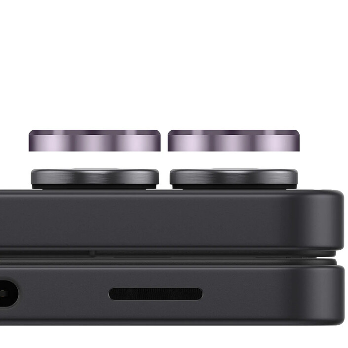 Avis Enkay Protection d'Objectif Caméra pour Galaxy Z Flip 7 Double lentille Violet clair