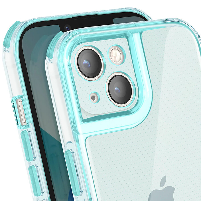 Acheter Avizar Coque pour iPhone 13 Renforcée Conception Bi-Matière Texturé Antidérapants