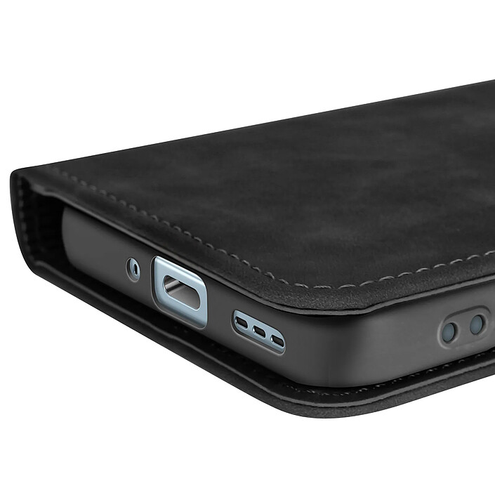 Acheter Avizar Étui Portefeuille pour Oppo Reno 14 avec Rabat Aimanté et Fonction Support Noir