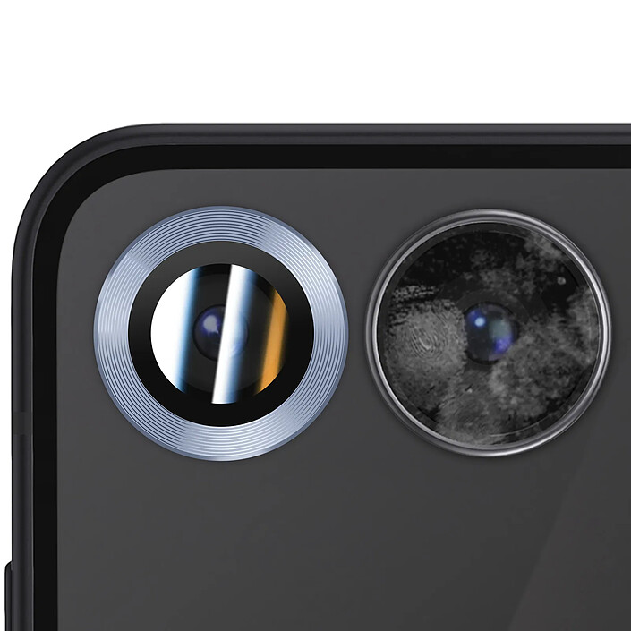 Acheter Enkay Protection d'Objectif Caméra pour Galaxy Z Flip 7 Double lentille Bleu pâle