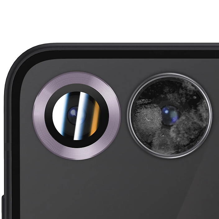 Acheter Enkay Protection d'Objectif Caméra pour Galaxy Z Flip 7 Double lentille Violet clair