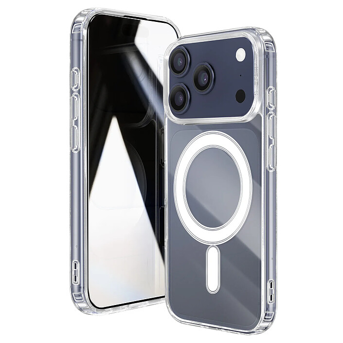 4smarts Coque MagSafe pour iPhone 17 Pro Max Série Pack Premium avec Verre Trempé 9H Transparent pas cher