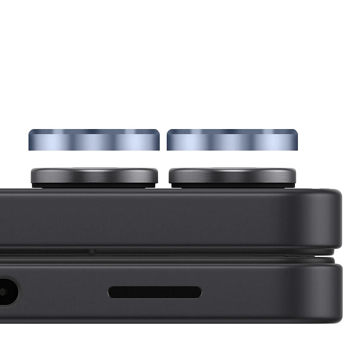 Avis Enkay Protection d'Objectif Caméra pour Galaxy Z Flip 7 Double lentille Bleu pâle