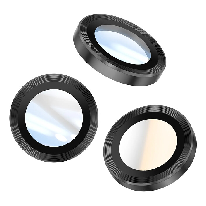 Enkay Protection d'Objectif Caméra pour Galaxy Z Fold 7 Triple lentille Noir pas cher