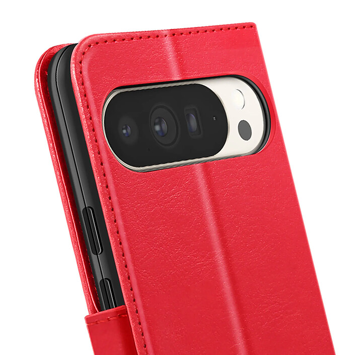 Acheter Mayaxess Étui Portefeuille pour Google Pixel 10 Pro XL avec Dragonne et Fonction Support Rouge