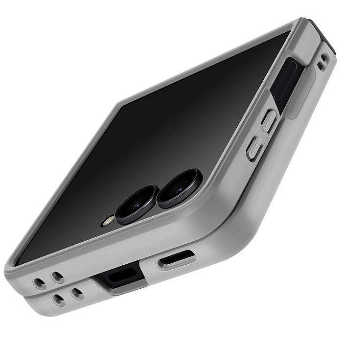 Avis Avizar Coque pour Galaxy Z Flip 7 avec Texture Relief en Silicone Gris