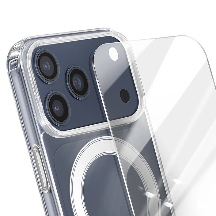 Avis 4smarts Coque MagSafe pour iPhone 17 Pro Max Série Pack Premium avec Verre Trempé 9H Transparent