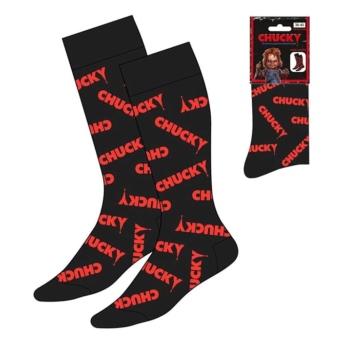 Chucky - Paire de Chaussettes Logo Chucky 38-45