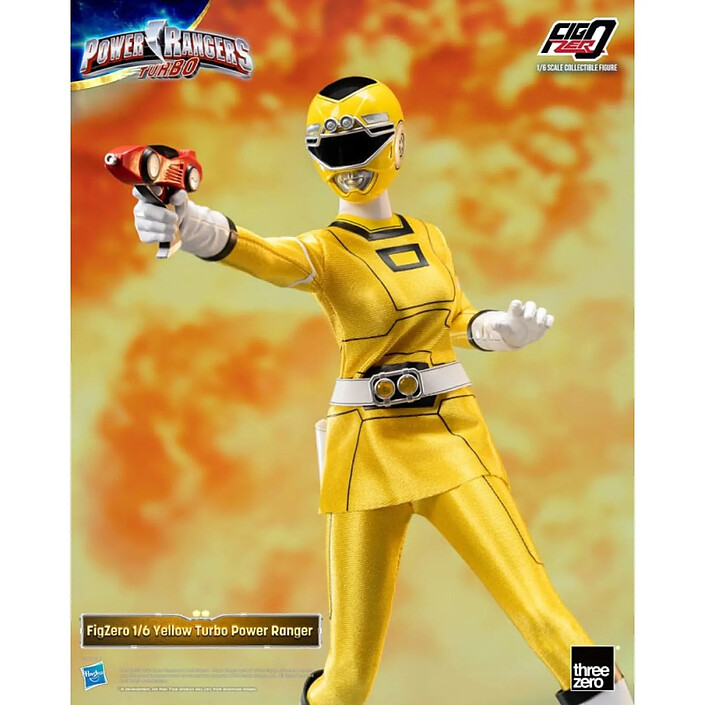 Power Rangers - Turbo figurine FigZero 1/6 Yellow Turbo Power Ranger 30 cm pas cher
