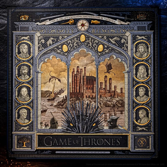Game of Thrones - Puzzle multidimensionnel Game of Thrones (1000 pièces)
