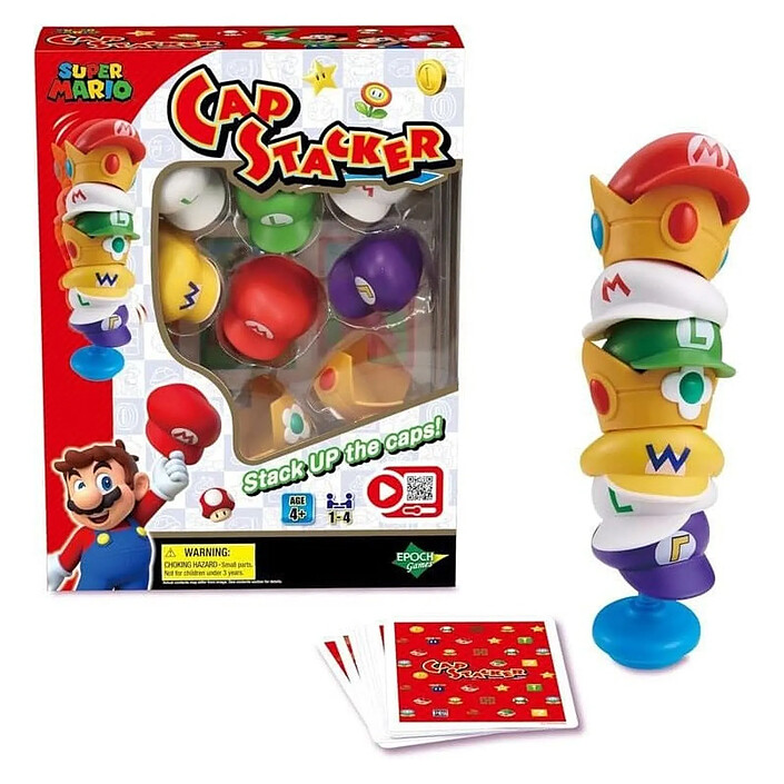Super Mario - Jeu Piranha Cap Stacker