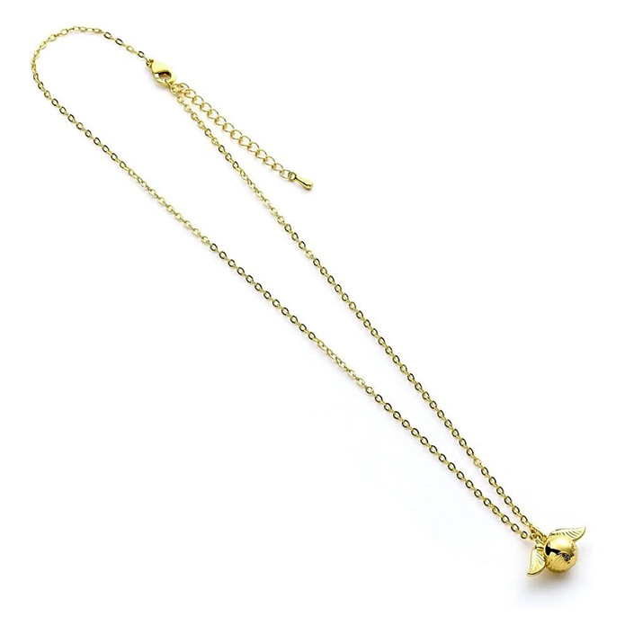 Harry Potter - Collier breloque Golden Snitch (Doré)