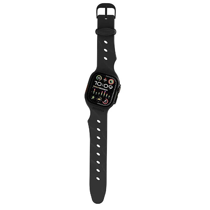 Decoded Bracelet en Silicone Ares Splice pour Apple Watch 38 à 42mm Noir pas cher