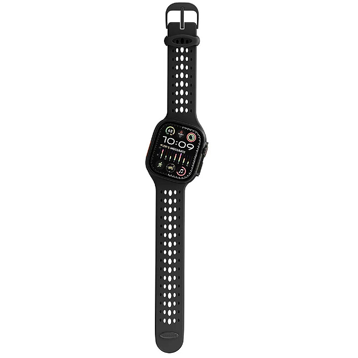 Decoded Bracelet en Silicone Ares O pour Apple Watch 44 à 49mm Noir pas cher