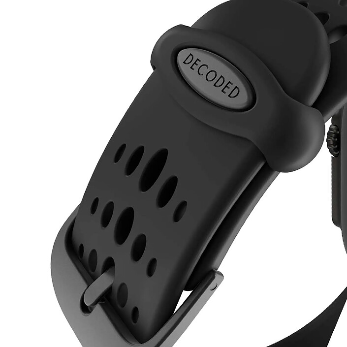 Acheter Decoded Bracelet en Silicone Ares O pour Apple Watch 44 à 49mm Noir