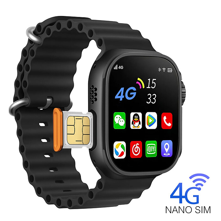 Avis Hoko Montre Connectée 4G Autonome avec Suivi Santé Modèle DYD01 Noir