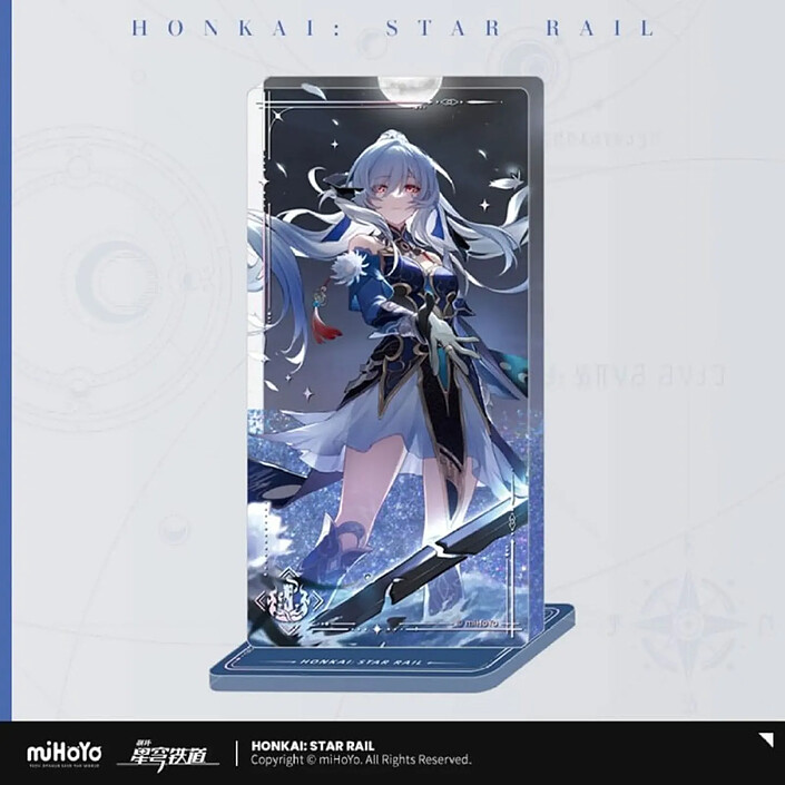 Honkai: Star Rail - Ornement en acrylique avec paillettes Jingliu I shall be my own Sowrd 15 cm
