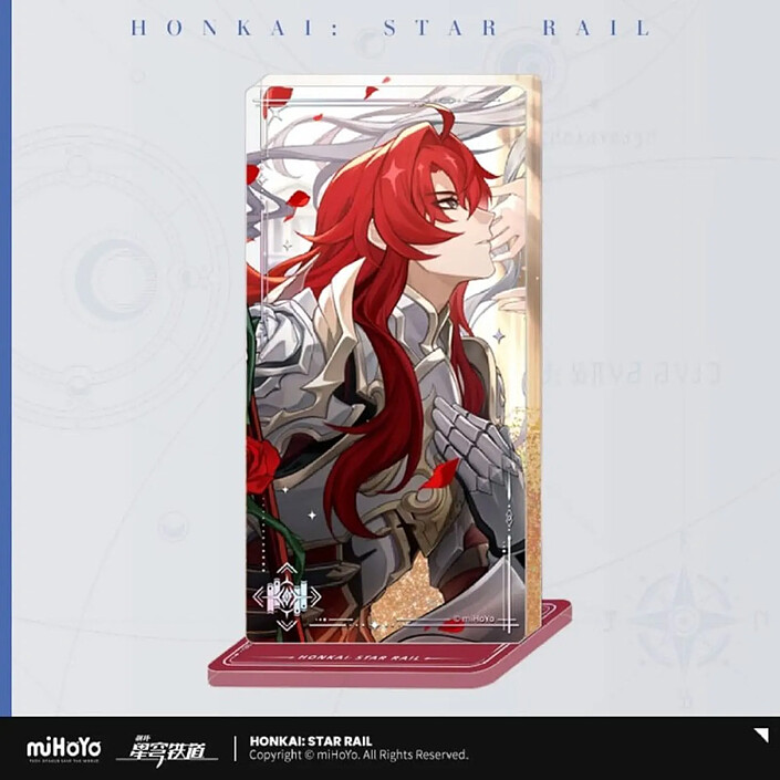 Honkai: Star Rail - Ornement en acrylique avec paillettes Argenti An Instant Before a Gaze 15 cm