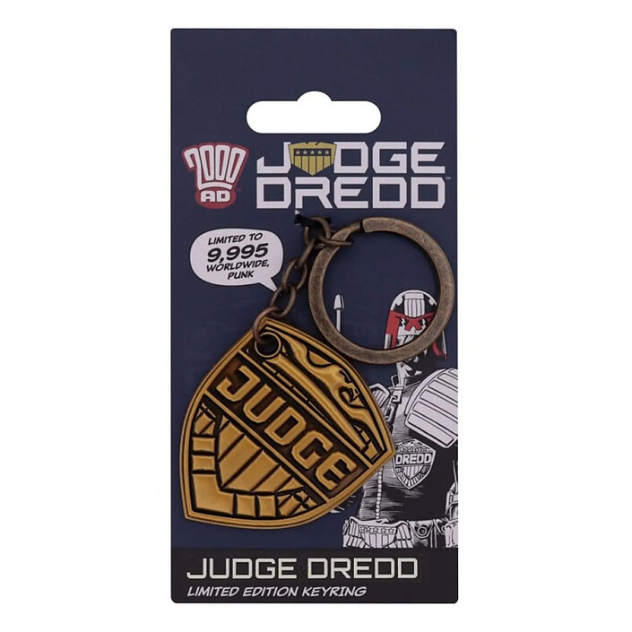 2000 AD - Porte-clés 2000 AD Judge Dredd Badge Limited Edition pas cher