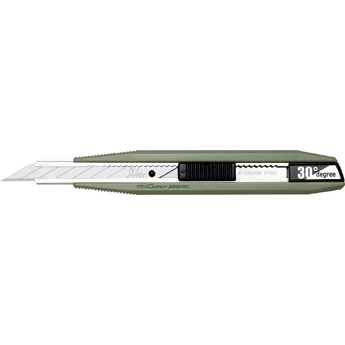 NT CUTTER Cutter AR30D-LG, boîtier en plastique, leaf green