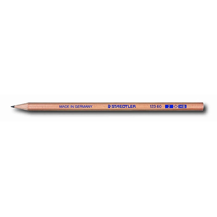 STAEDTLER Crayon papier naturel hexagonal mine 2 mm HB x 12