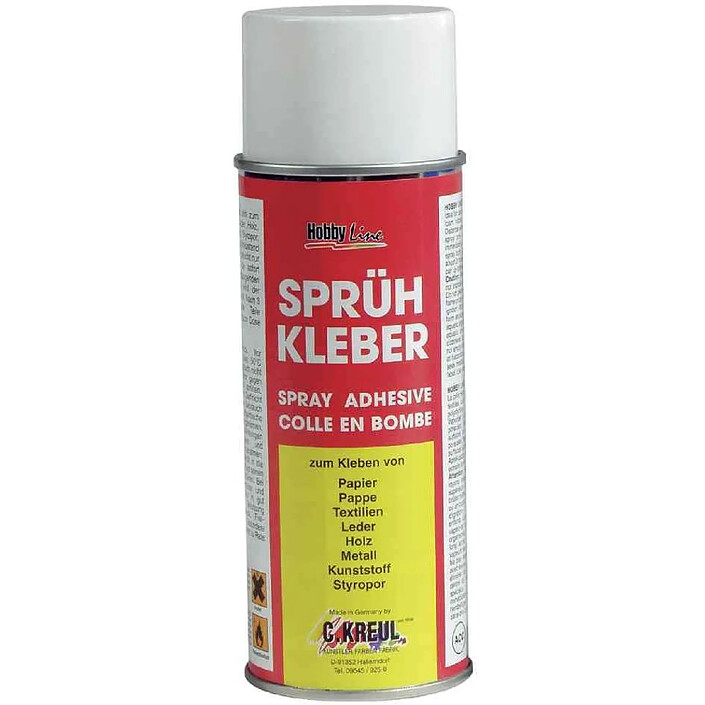 KREUL Colle en Spray Hobby Line 150 ml Permanente