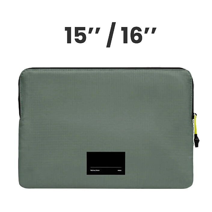 Avis Native Union Housse pour MacBook Pro 16" / Air 15" Ultra Léger et Imperméable Vert