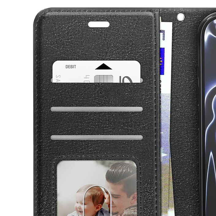 Avis Mayaxess Étui Portefeuille pour iPhone 17 Pro Max avec Dragonne et Fonction Stand Noir