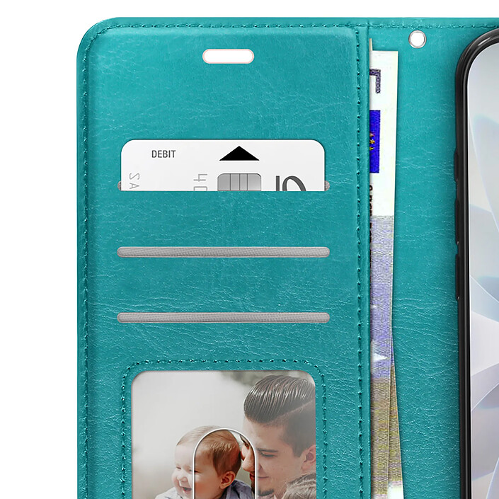 Avis Mayaxess Étui Portefeuille pour iPhone 17 avec Fonction Stand Bleu canard