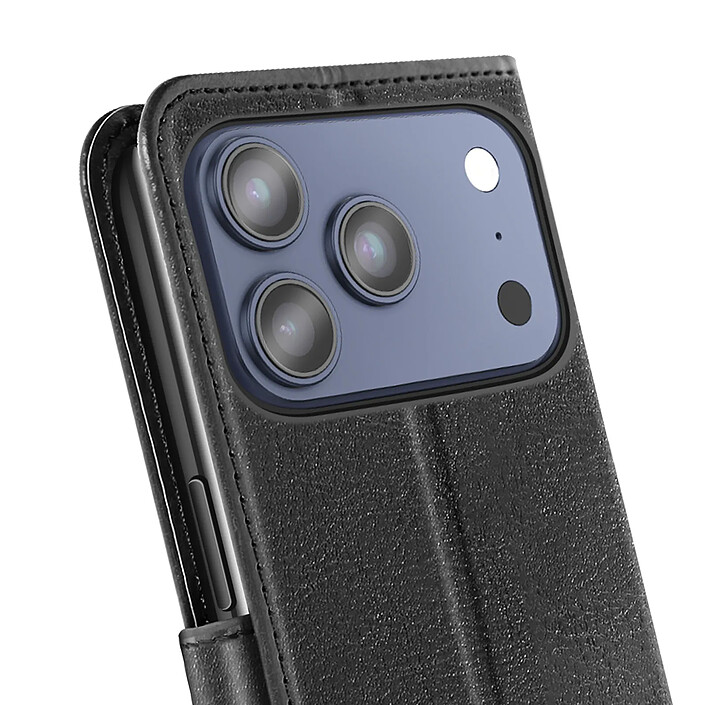 Acheter Mayaxess Étui Portefeuille pour iPhone 17 Pro Max avec Dragonne et Fonction Stand Noir