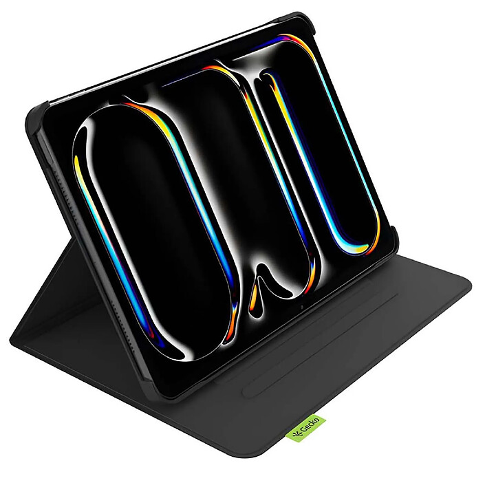 Avis Gecko Étui Folio pour iPad Pro 13 à Base de Cuir de Cactus Antichoc et Durable Noir