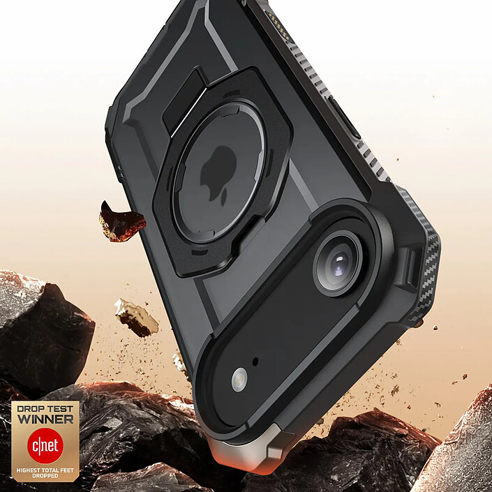 Avis Supcase Coque Renforcée pour iPhone Air Série Unicorn Beetle Grip avec Béquille Noir