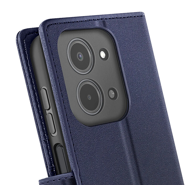 Acheter Mayaxess Étui Portefeuille 2 en 1 pour Redmi 15C avec Coque Détachable Bleu nuit