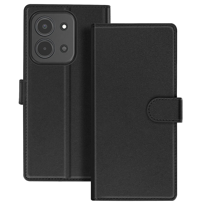 Mayaxess Étui Portefeuille 2 en 1 pour Redmi 15C avec Coque Détachable Noir
