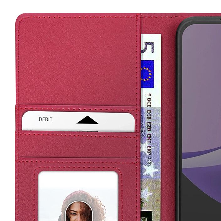 Avis Mayaxess Étui Portefeuille 2 en 1 pour Redmi 15C avec Coque Détachable Rouge