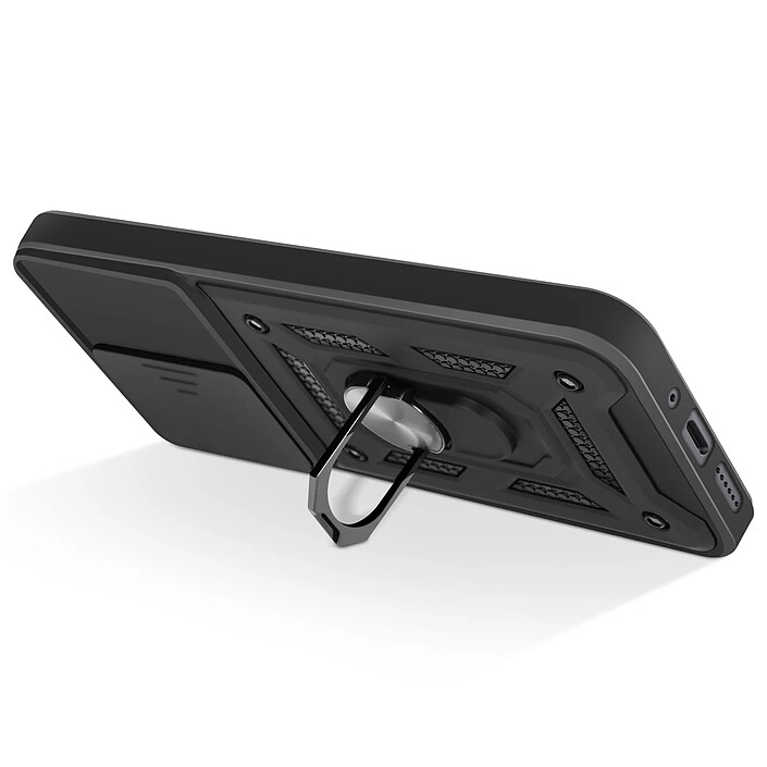 Mayaxess Coque pour Xiaomi Redmi 15 5G avec Anneau Rotatif Magnétique et Cache Caméra Noir pas cher