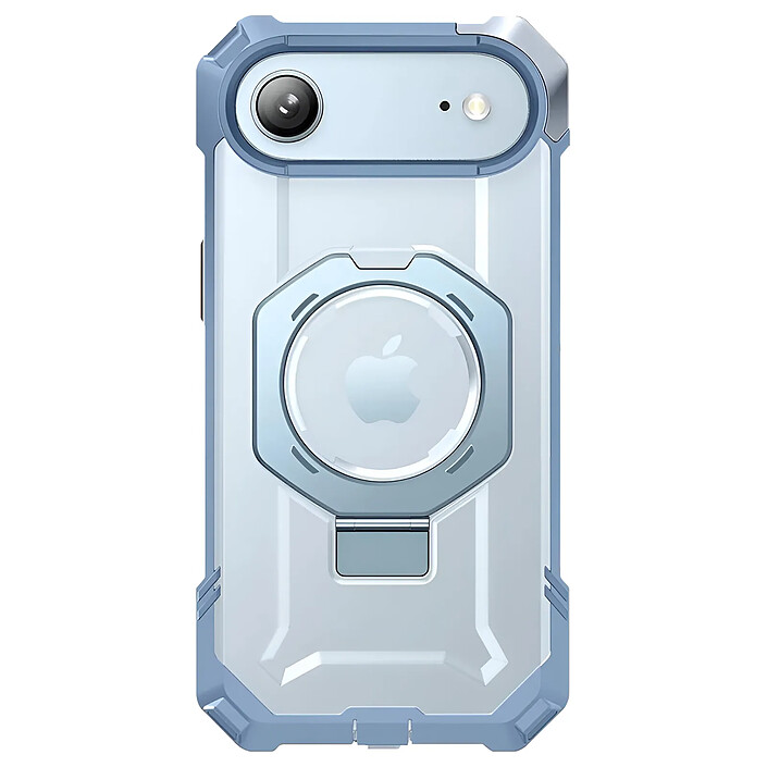 Supcase Coque Renforcée pour iPhone Air Série Unicorn Beetle Grip avec Béquille Bleu clair