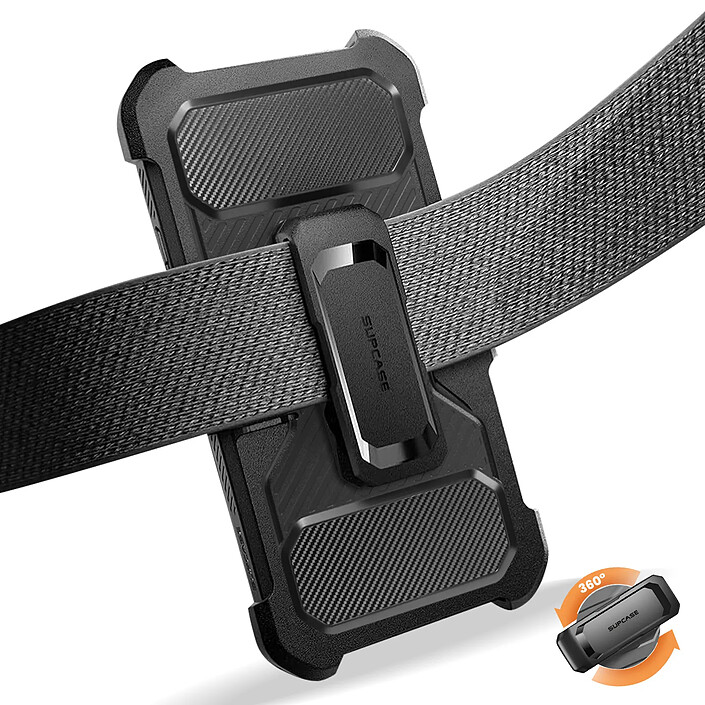 Supcase Coque Intégrale pour iPhone Air Série Unicorn Beetle Pro avec Béquille Kaki pas cher