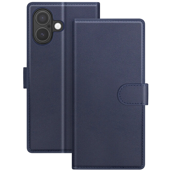 Mayaxess Étui Portefeuille 2 en 1 pour iPhone 17 avec Coque Détachable Bleu nuit