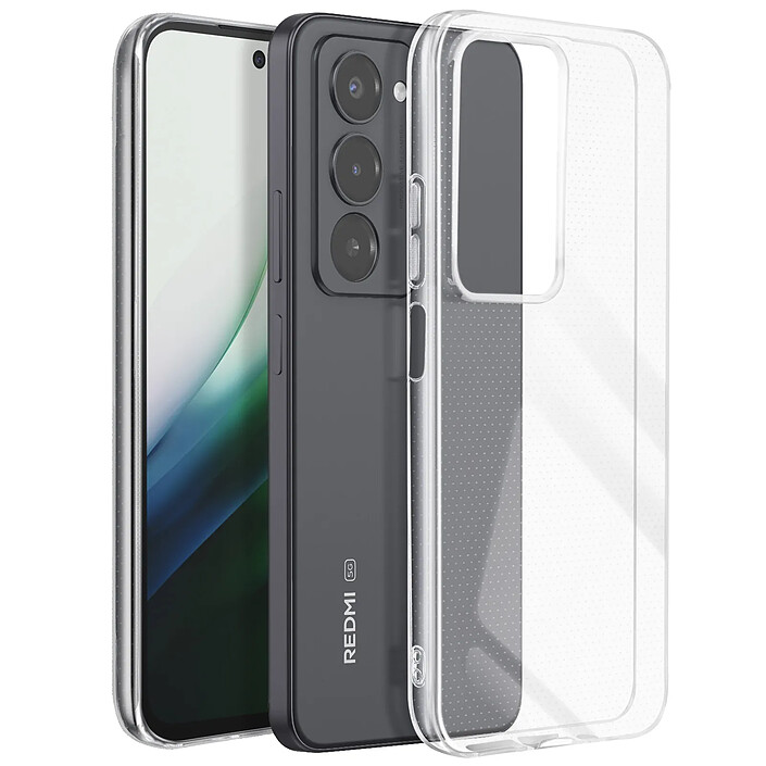 Mayaxess Coque pour Redmi 15 5G en Silicone Ultra Souple et Durable Transparent pas cher