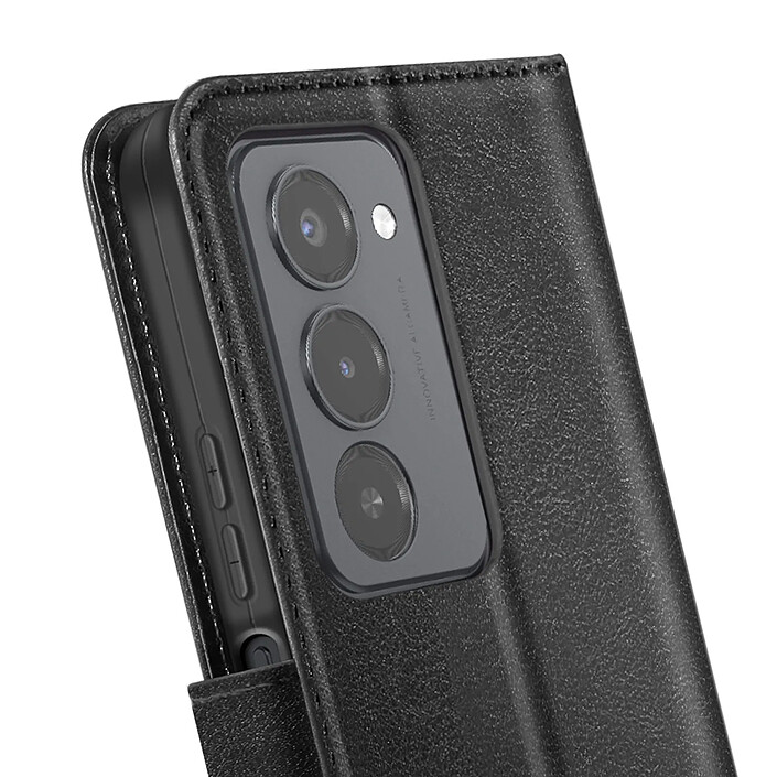 Acheter Mayaxess Étui Portefeuille pour Xiaomi Redmi 15 5G avec Dragonne et Fonction Stand Noir