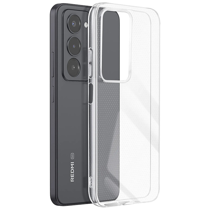 Mayaxess Coque pour Redmi 15 5G en Silicone Ultra Souple et Durable Transparent