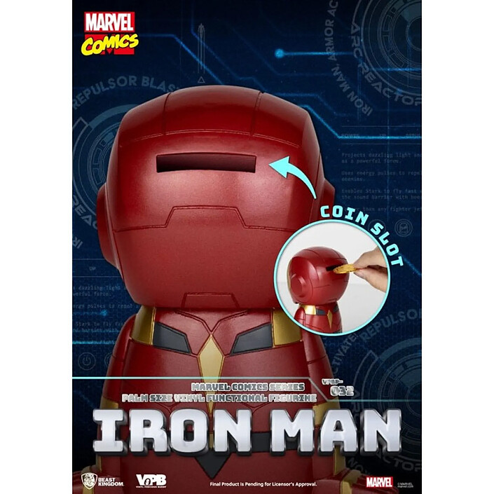 Acheter Classic Marvel Comics - Tirelire Piggy Bank Iron-man 12 cm