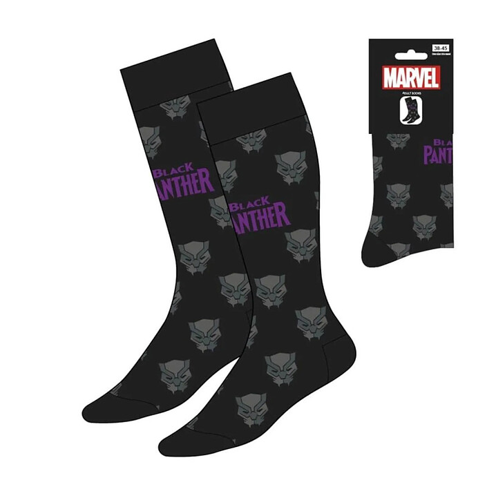 Marvel - Paire de chaussettes Black Panther 38-45